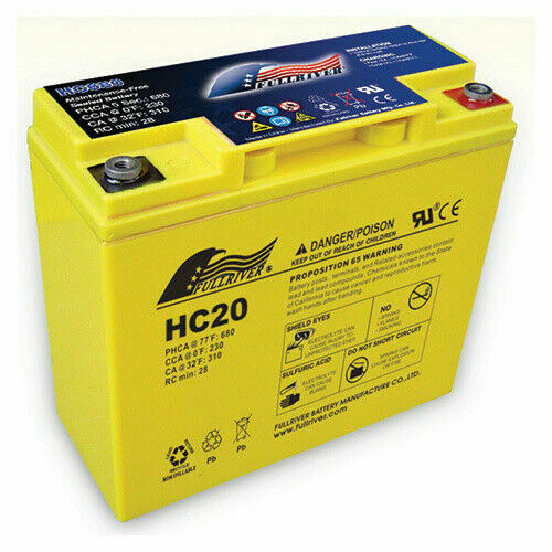 Fullriver HC20 - HC Series 12V High Cranking Battery