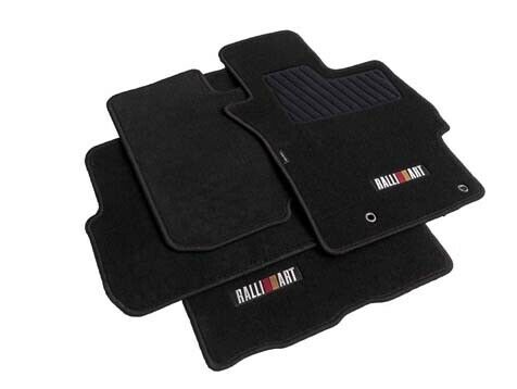 Genuine Mitsubishi Ralliart floor mats.