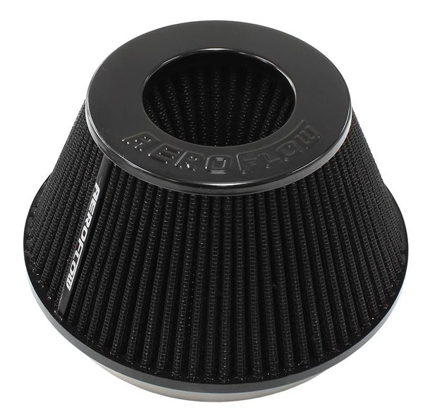 AEROFLOW TAPERED 6" BLACK CLAMP-ON POD FILTER