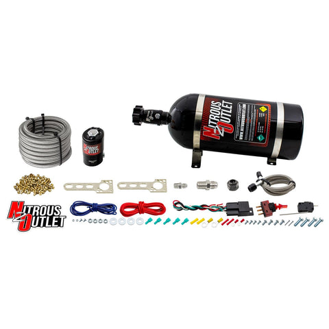 NITROUS OUTLET GM EFI Dry Single Nozzle System (10lb Bottle)