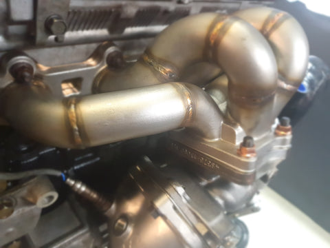 RPM MITSUBISHI EVO 9 STOCK FRAME TUBULAR MANIFOLD