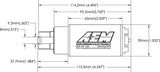 AEM 50-1220 320lph E85-COMPATABLE HIGH FLOW IN-TANK FUEL PUMP