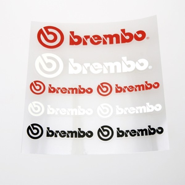 Brembo Hi-Temp Caliper Decals Evo X