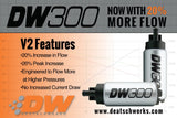 DEATSCHWERKS "DW300" V2 340+ LPH HIGH FLOW IN-TANK FUEL PUMP UNIVERSAL