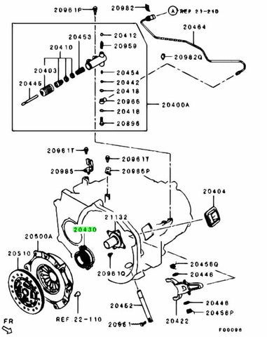 Mitsubishi OEM Clutch Release Bearing 4B11T EVO X/RALLIART