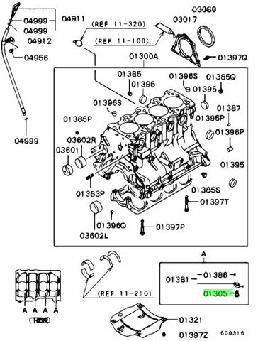 MITSUBISHI OEM CHECK VALVE 4B11T EVO X/RALLIART